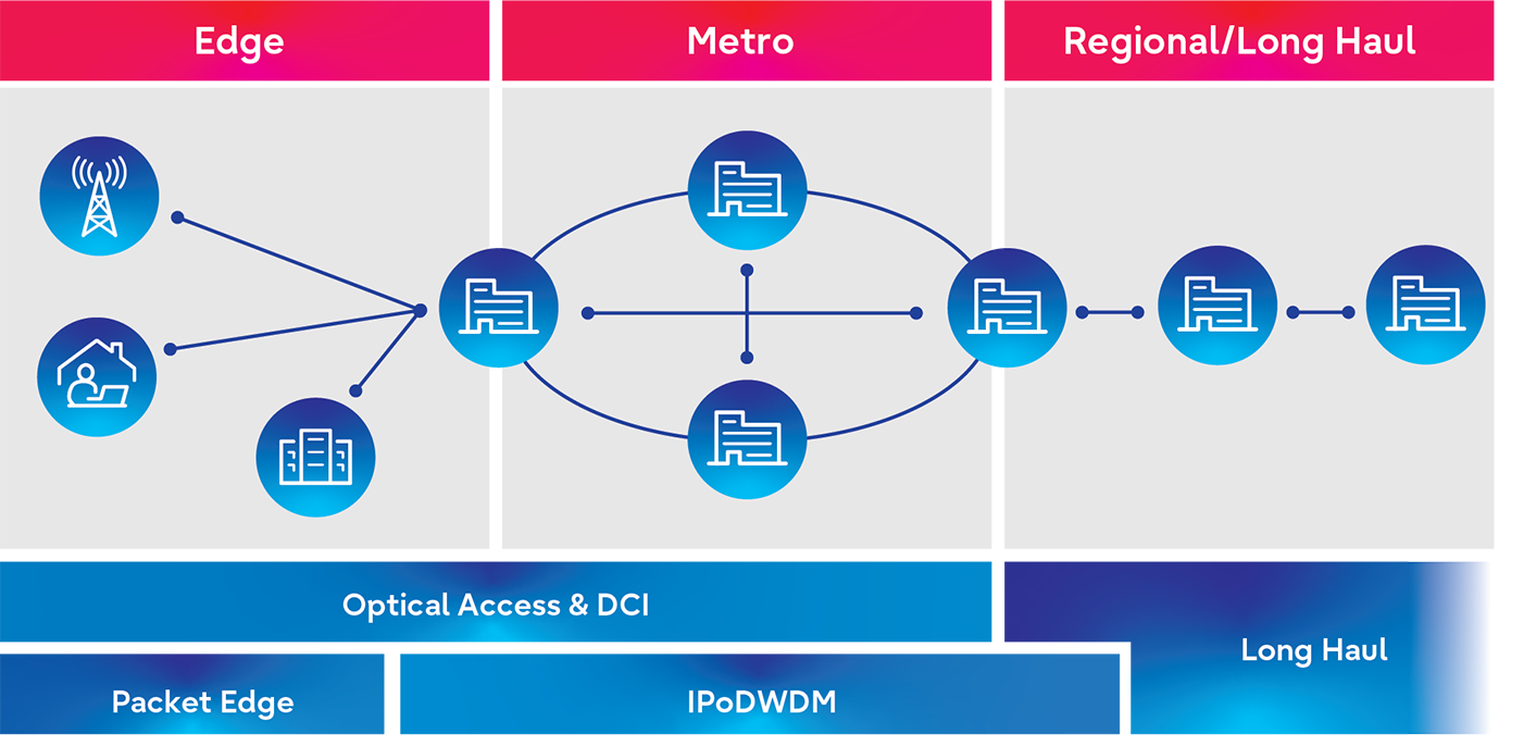 Ready for edge, metro/regional & long haul networks